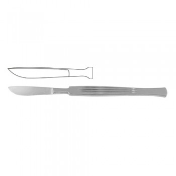 Dissecting Knife / Opreating Knife Bellied Blade - Fig. 6 Stainless Steel, 14 cm - 5 1/2"